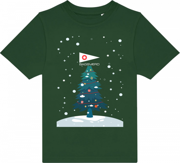 B&C - Bagsværd Roklub Christmas T-Shirt Kids - Bottle Green