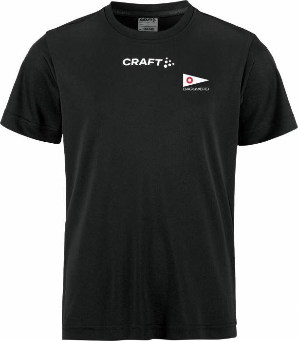 Craft - Bagsværd Roklub Training T-Shirt Kids - Black